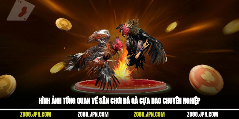 Hình ảnh tổng quan về sân chơi đá gà cựa dao chuyên nghiệp